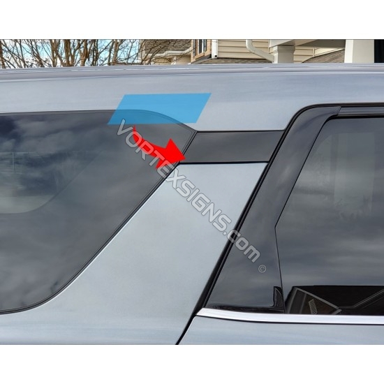 rear door post protection for 2022 2023 nissan pathfinder