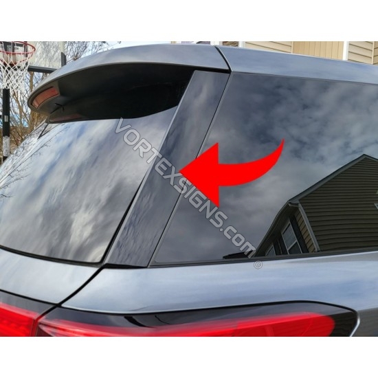 rear door post protection for 2022 2023 nissan pathfinder