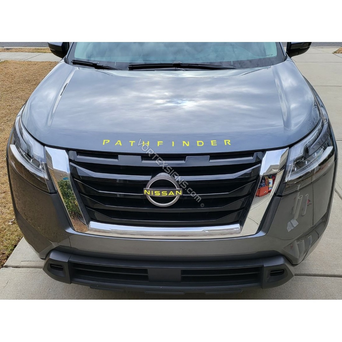 2022 Vinyl hood decal letters for Nissan Pathfinder
