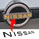 Vinyl color inlays decals for nissan pathfinider 2022 rear logo