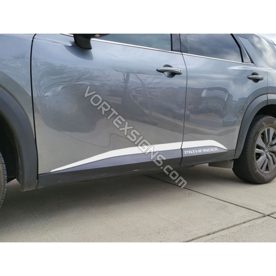 Vinyl color Overlay nissan pathfinider 2022 side trim