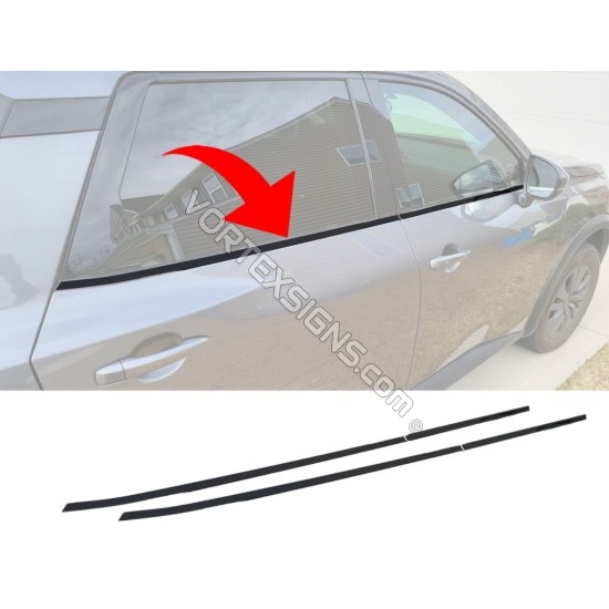 Vinyl color Overlay nissan pathfinider 2022 side trim