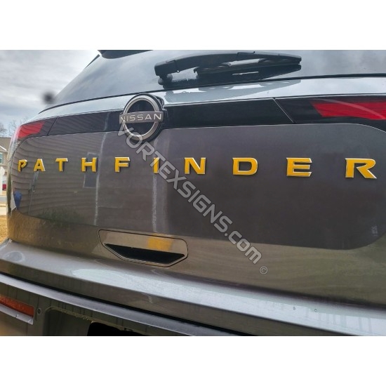 Vinyl color Overlay decals for nissan pathfinider 2022