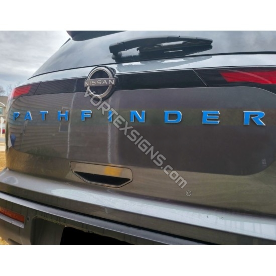 Vinyl color Overlay decals for nissan pathfinider 2022