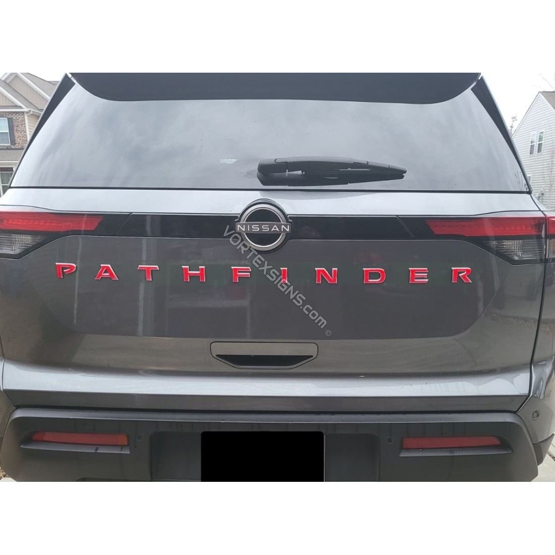 Vinyl Letters Overlay decal for Nissan Pathfinder