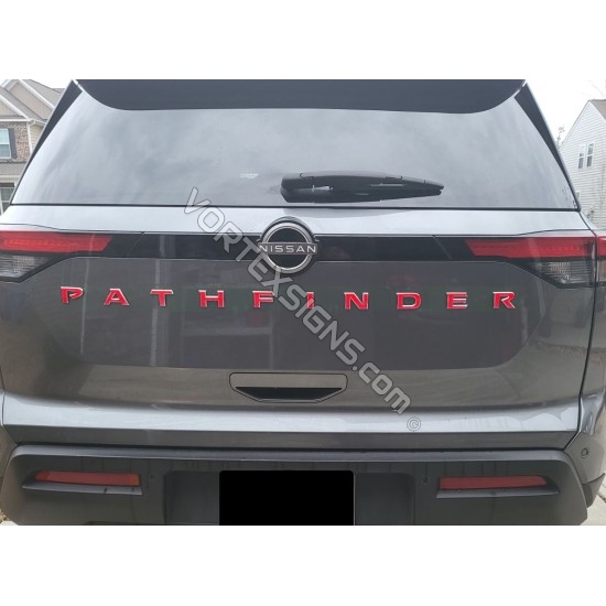 Vinyl color Overlay decals for nissan pathfinider 2022