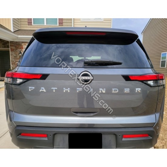 Vinyl color Overlay nissan pathfinider 2022 rear trim