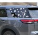 2022 2023 nissan pathfinder paws pet dog print  decal