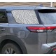 2022-2025 Nissan Pathfinder topographic lines window decal
