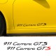 porsche 911 gts exterior door accessory sticker porsche 911 Carrera GTS Decal