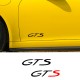 porsche GTS accessory for body of the car graphic vinyl die cut vinyl replacement carrera macan cayenne boxter cayman GTS exterior body sticker script