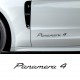 porsche Panamera 4 accessory for body of the car Panamera 4 exterior body sticker script
