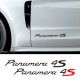 porsche Panamera 4S accessory for body of the car Panamera 4S exterior body sticker script