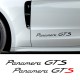 porsche Panamera GTS accessory for body of the car Panamera GTS exterior body sticker script exterior graphics