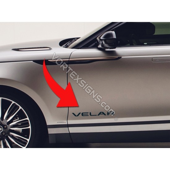 Velar Door Decal sticker