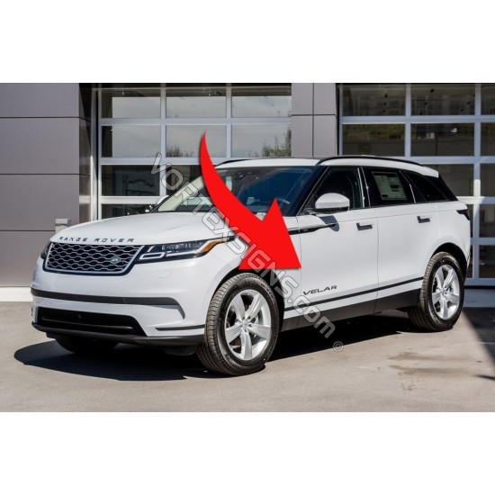 Velar Door Decal sticker