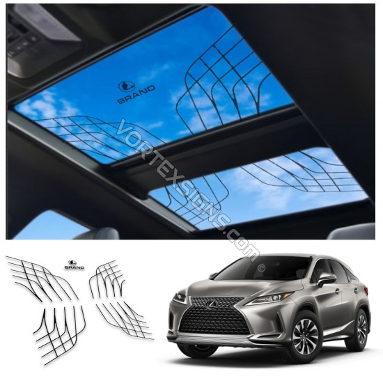 Maybach sunroof decals for Genesis Lexus RX