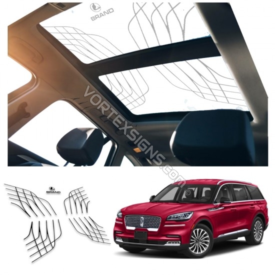 Maybach sunroof decals for Lincoln Aviator 