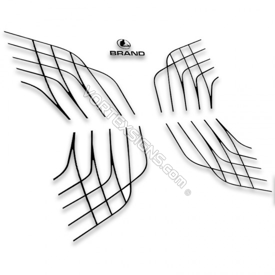 Maybach sunroof decals for Jeep Grand Cherokee