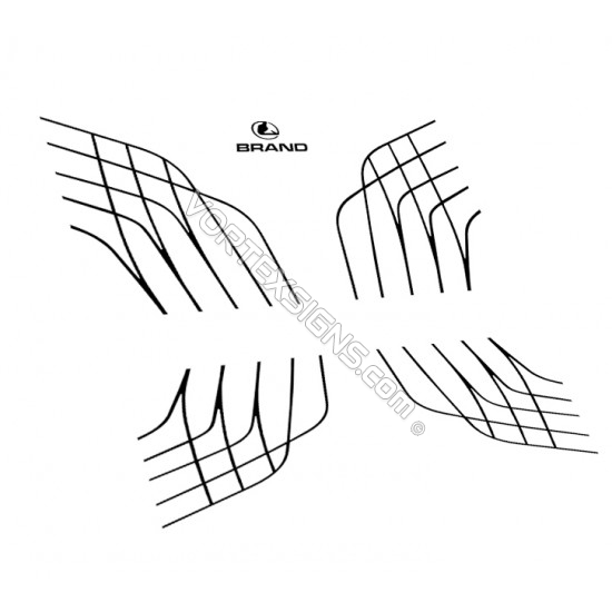 Maybach sunroof decals for Range Rover Sport