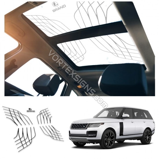 Maybach sunroof decals for Range Rover