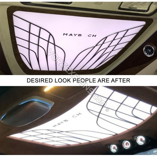 Maybach sunroof decals for  S Class