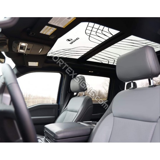 Maybach sunroof decals for Porsche Macan