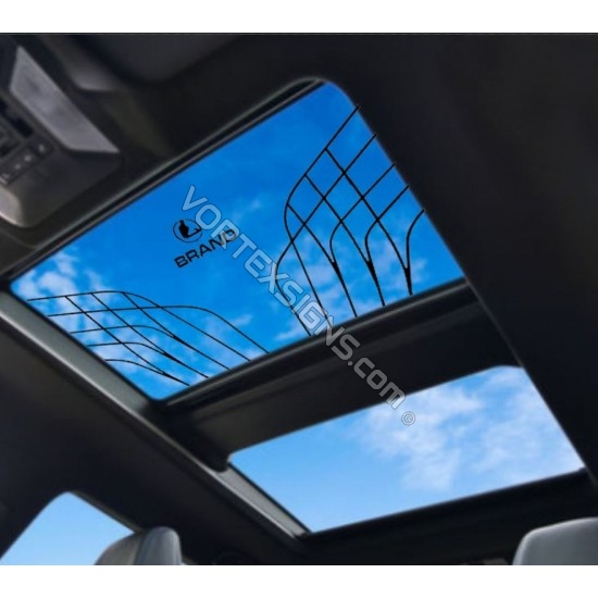 Maybach sunroof decals for BMW 740 750 G11