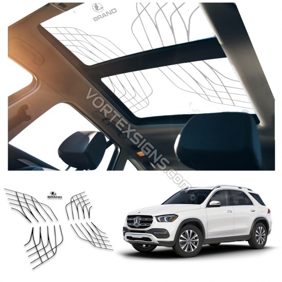 Mercedes GLE sunroof decal: Maybach style graphics