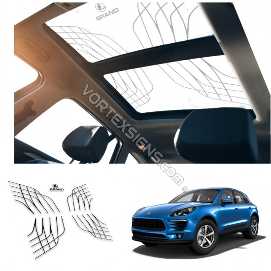 Maybach sunroof decals for Porsche Macan