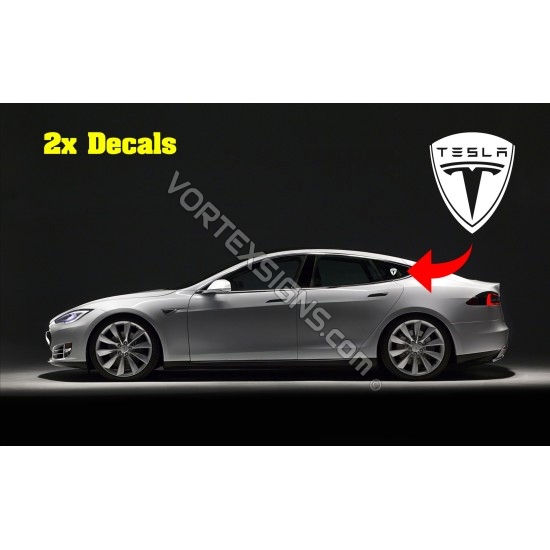 SALE! Tesla logo accessory decal sticker - HOT 2020!