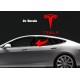 TESLA pillar logo sticker