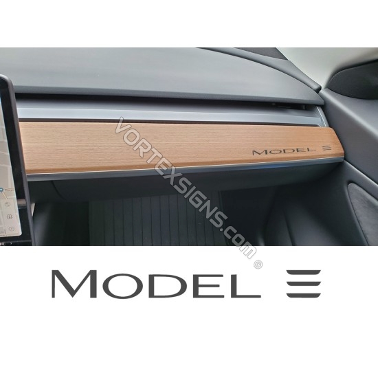 Model 3 dashboard Decal sticker