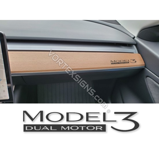 Model 3 dashboard Decal sticker