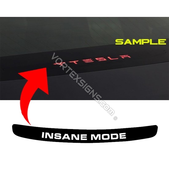 tesla Model 3 Brake light Cover/decal sticker