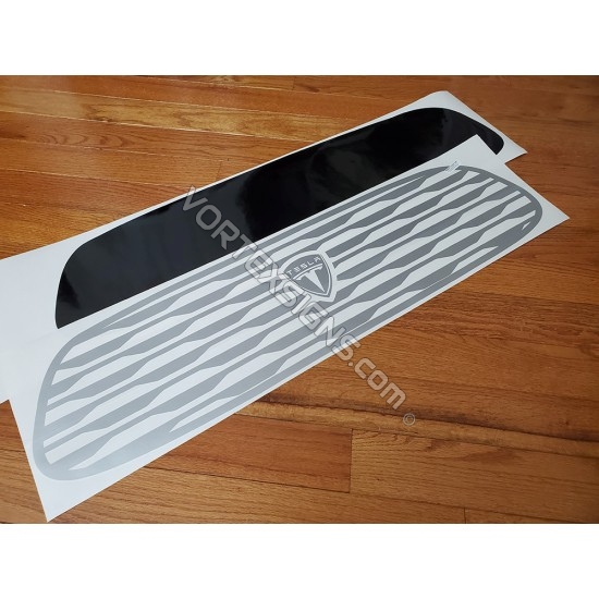 fake model 3 grille sticker decal