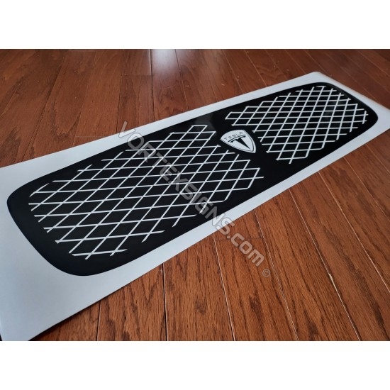 Bentley style Tesla Model 3 bumper grille sticker decoration