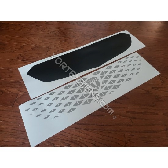 Tesla Model Y Model 3 bumper grille decal M style