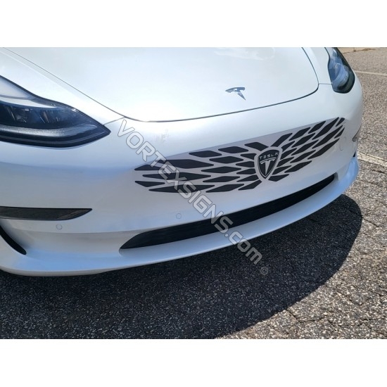 Tesla Model 3 Model Y front bumper grille outline molding