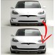 Tesla Model 3 triangle design grille graphics