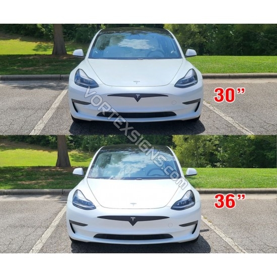 Tesla Model 3 bumper overlay grille