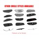 Genesis style Tesla Model 3 bumper grille sticker decoration