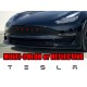 TESLA Bumper Grille Letters sticker