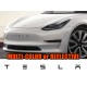 TESLA Bumper Grille Letters sticker