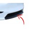 Tesla Model 3 front lip black wrap - Style 1