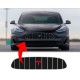 Model 3 & Model Y bumper grille decal (Maserati Style) sticker