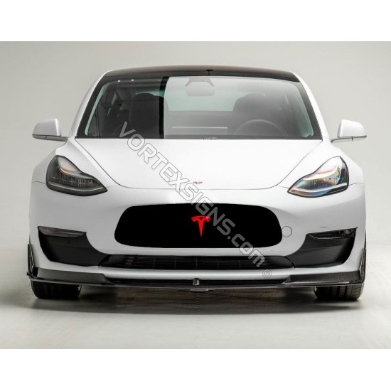 fake tesla grille graphics decal