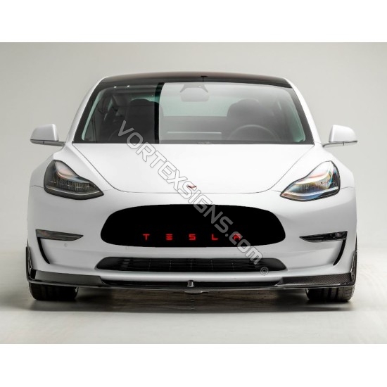 Model 3 bumper overlay decal sticker