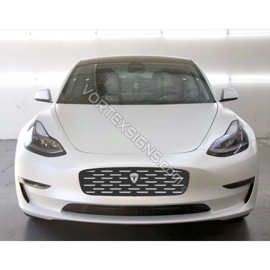 Tesla Model Y Model 3 bumper grille decal - 2023