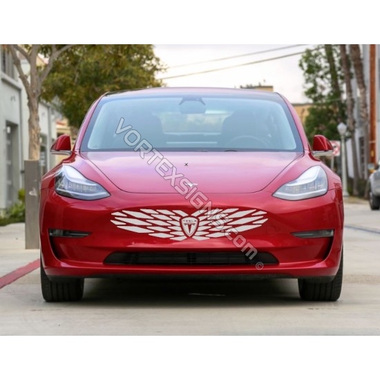 Tesla Model Y acura MDX grille graphics sticker